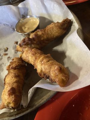 Fried Pickles  at '49er Saloon in Acton