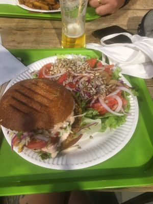 Burger du jour  at Veggy Box in La Garde