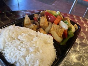 Stir fry with tofu as added protein  at Kp Thai Street Food in Willoughby