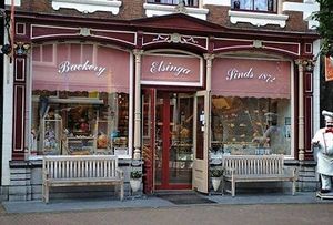 The outside at Bakkerij Elsinga in Harlingen