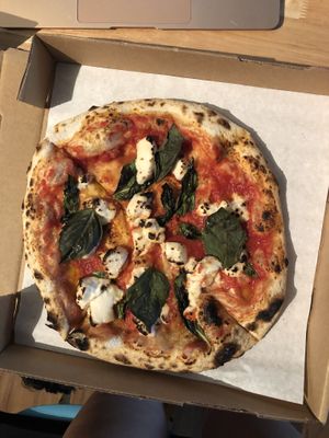 Marg at Show Me Pizza in Austin