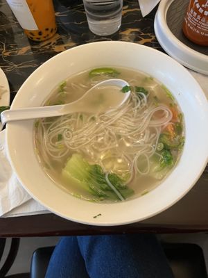 Vegan pho (already ate most of it)  at Pho-Nomenal in Ashburn