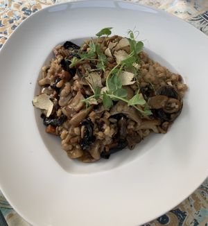 Risotto at Bookeria in Rovinj