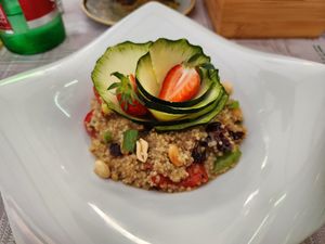 Quinoa starter at Bookeria in Rovinj
