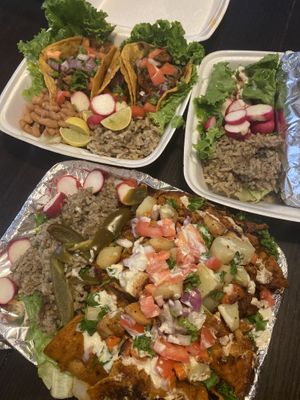 🌱🌱 at Nacho's Vegan Food in San Bernardino