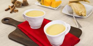 Vegan pumpkin atole this weekend at nacho's vegan food 🌱 at Nacho's Vegan Food in San Bernardino