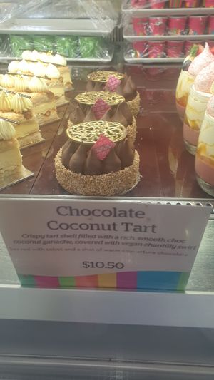 Vegan dessert very rich at Great Ocean Road Chocolaterie & Ice Creamery in Bellbrae