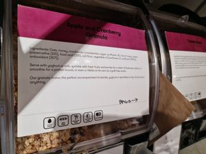 Labelling on each product at Graina in Maribyrnong