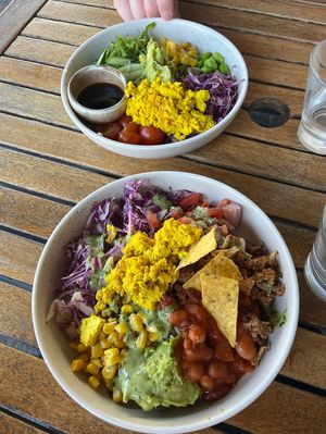 I got the Don Pablo with scrambled tofu and my mate got the Poke bowl with scrambled tofu. Both delicious   at Crave Cairns in Cairns