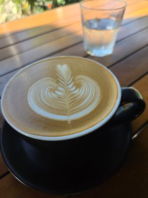 Flat white at Crave Cairns in Cairns