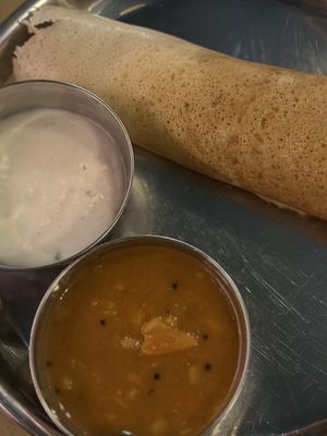 Crispy Dosa starter  at Indian Summer in Brighton