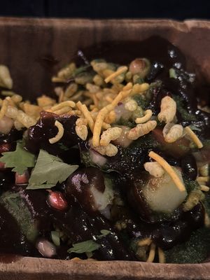 Bhel Puri starter  at Indian Summer in Brighton