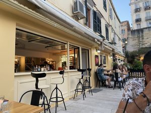 Courtyard  at Artisti in Corfu