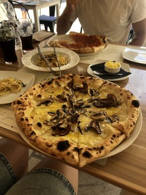 Our table   at Artisti in Corfu