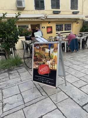   at Artisti in Corfu