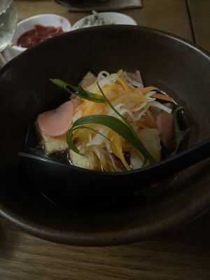 Agadashi tofu  at Bob Sugar in Torquay