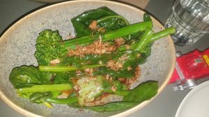 Mixed greens at Bob Sugar in Torquay