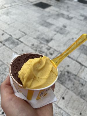 Chocolate + passion fruit   at Ela's in Split