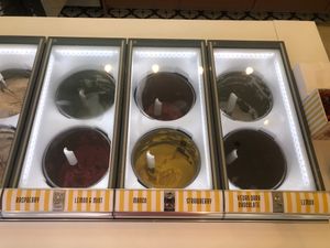 The 6 vegan sorbet options at Ela's in Split