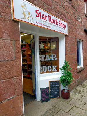 Front at Star Rock Shop in Kirriemuir