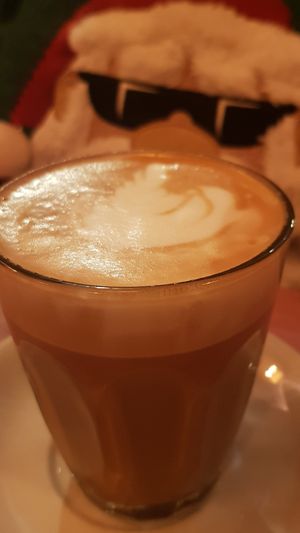 Coconut soya latte at Bam Coffee in Edinburgh