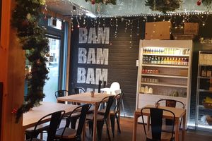 Interior at Bam Coffee in Edinburgh