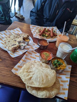 Vegan breakfast options at Sabzi in Edinburgh