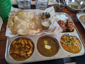 Vegan Thali at Sabzi in Edinburgh
