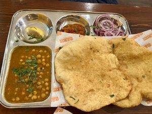 Chole bhature  #Veganuary at Sabzi in Edinburgh