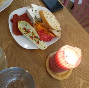 Starters at Sattva Vegan in Vienna