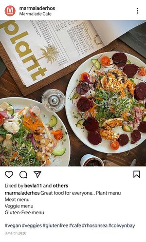Check out their Instagram at Marmalade Kitchen in Rhos On Sea
