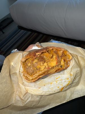 Vegan breakfast burrito   at Gregory's Coffee - 6th Ave in New York City