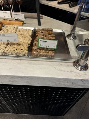 Vegan bar   at Gregory's Coffee - 6th Ave in New York City