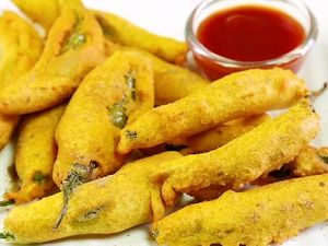 Mirch Pakora at Bombay River in Red Bank