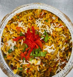 Veg Rice Biryani at Bombay River in Red Bank