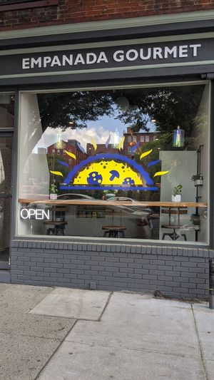 Entrance at Empanada Gourmet in Lancaster