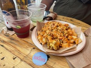 Egg fries at Lokales in Bayamon