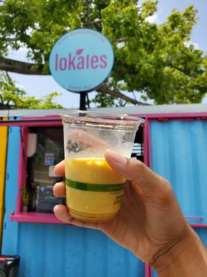 Golden milk at Lokales in Bayamon