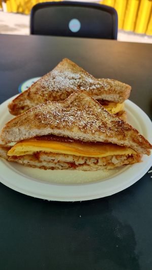 French Toast all vegan at Lokales in Bayamon