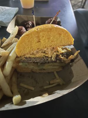 Lokal burger  at Lokales in Bayamon