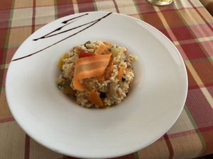 Vegan rissoto at Braavos in Banjole