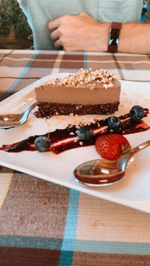 Vegan cake! at Braavos in Banjole