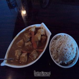 Yellow Curry with Tofu at My Thai in San Luis Obispo