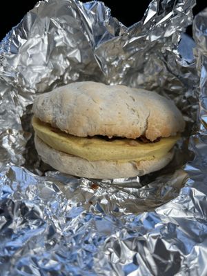 Vegan breakfast sandwich  at The Difference Baker in Ashburn