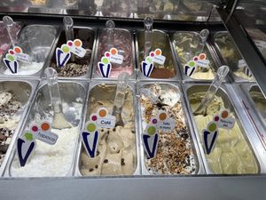 Delicious. Four flavors are vegan at Fatto a Mano Gelateria in Rio De Janeiro
