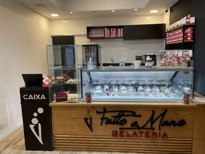 Counter at Fatto a Mano Gelateria in Rio De Janeiro