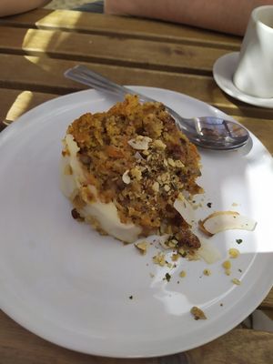 Carrot cake at Sunrays Kitchen in Lagos