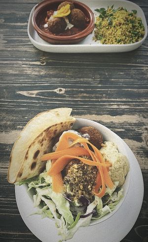 Good food, but very similar ingredients in the different plates  at Sunrays Kitchen in Lagos