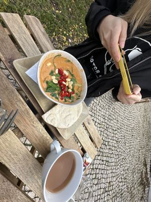 Vegan 🌱 West African peanut stew   at Sunrays Kitchen in Lagos