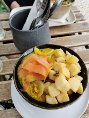 Cauliflower dhal at Sunrays Kitchen in Lagos